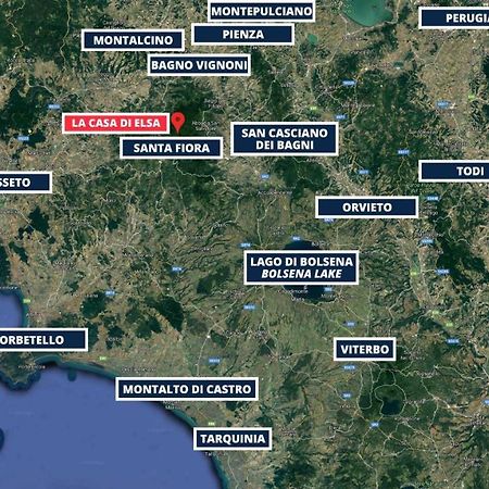 La Casa Di Elsa 6, Emma Villas Santa Fiora Zewnętrze zdjęcie
