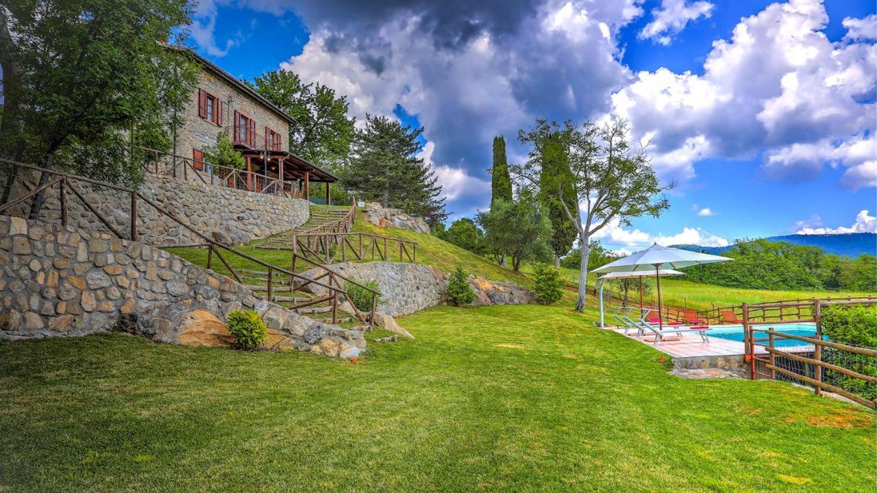 La Casa Di Elsa 6, Emma Villas Santa Fiora Zewnętrze zdjęcie